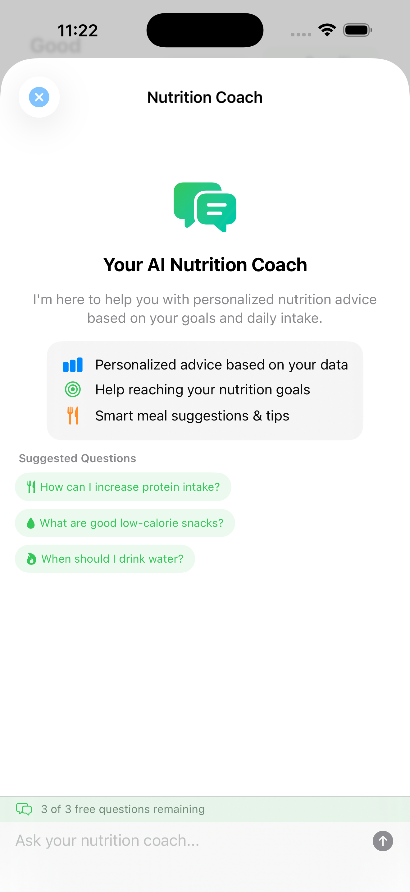 AI Nutrition Coach